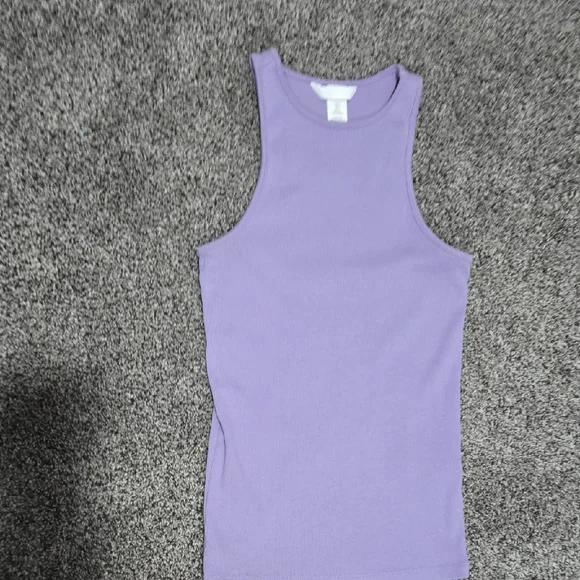 H&M Lavender Ribbed Tank Top - Picture 3 of 5